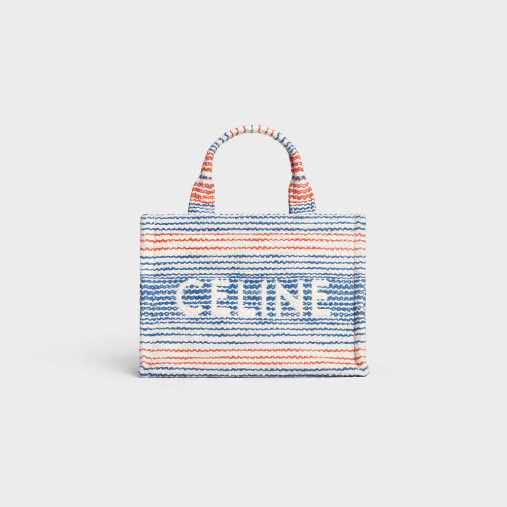 Celine Small Cabas Thais In Striped Textile 199162EYW 14ML