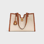 Celine Cabas 16 In Textile And Calfskin 114482FD3 02NT