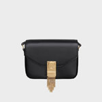 Celine Small C Bag with Pampille in shiny calfskin 188503BFB 38NO