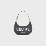 Ava Bag In Textile With Celine Calfskin - Grey Beige 193952ENR 09BE