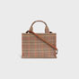 Celine Small Cabas Thais In Tweed And Calfskin 199162EP8 14ML - thumb-3