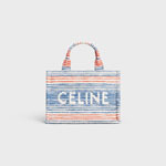 Celine Small Cabas Thais In Striped Textile 199162EYW 14ML