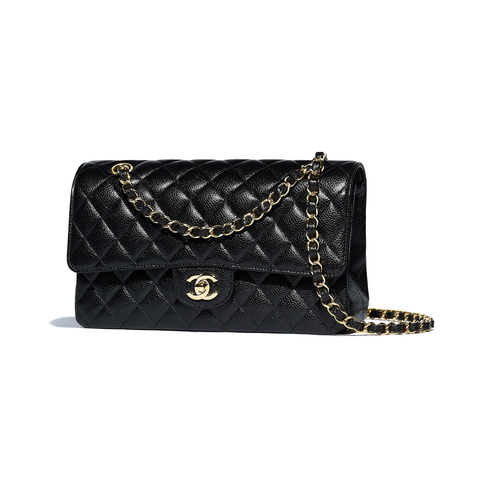 Chanel classic bag grained calfskin A01112 Y01864 C3906 - Photo-3