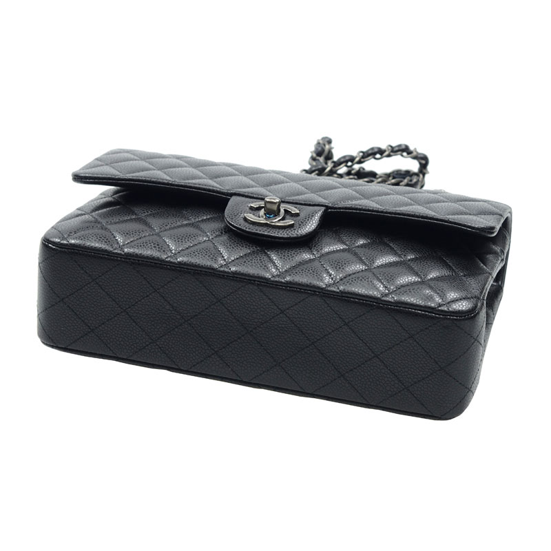 Chanel Flap bag Caviar Black A01112 Y61398 94305 - Photo-3