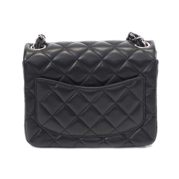 Chanel Black lambskin mini matransse bag A35200 Y01480 94305 - Photo-2