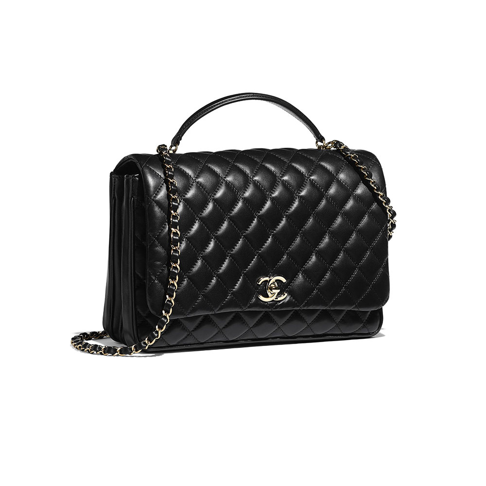 Chanel Flap bag with top handle A57044 Y83463 94305 - Photo-3