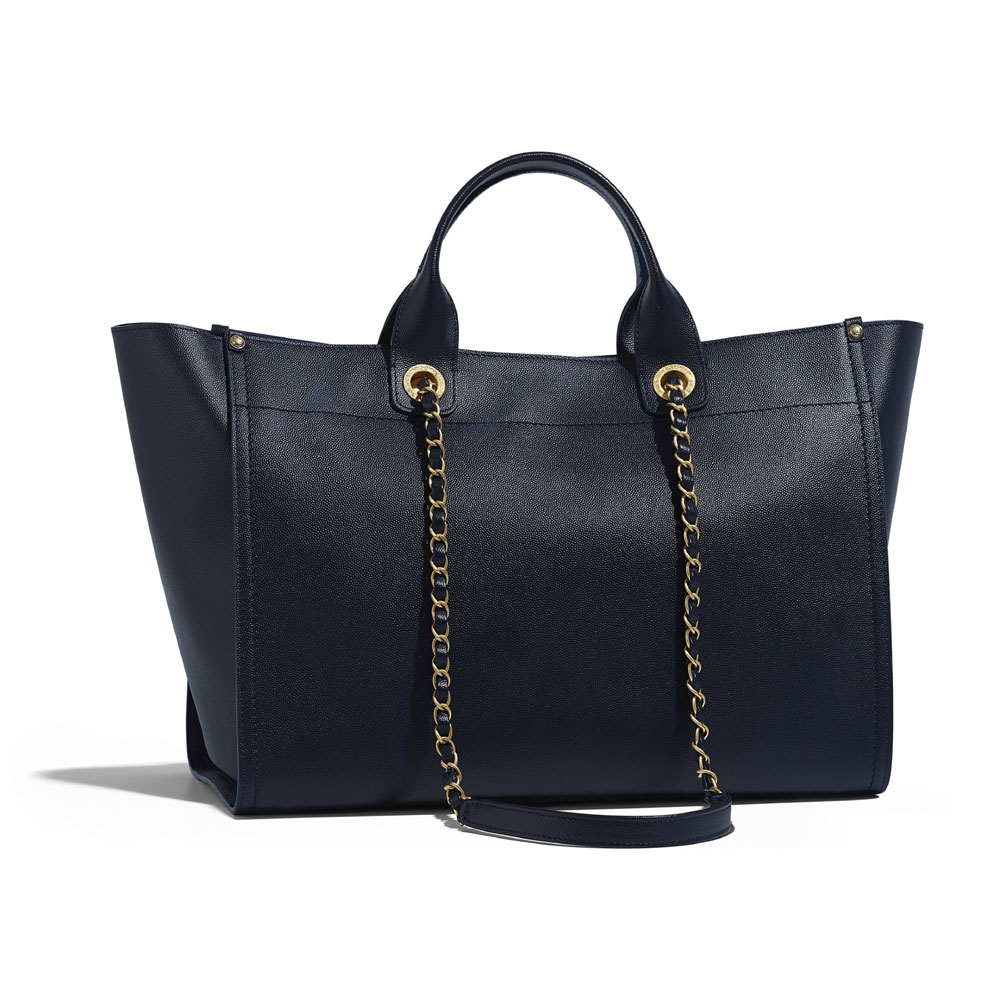 Chanel shopping bag grained calfskin A57067 Y84046 5B621 - Photo-2