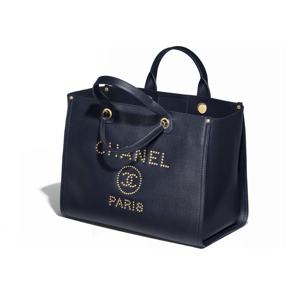 Chanel shopping bag grained calfskin A57067 Y84046 5B621 - Photo-3