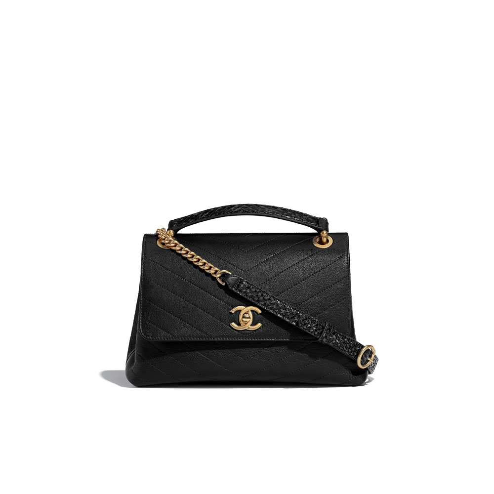 Chanel Flap bag with top handle A57147 Y83380 94305