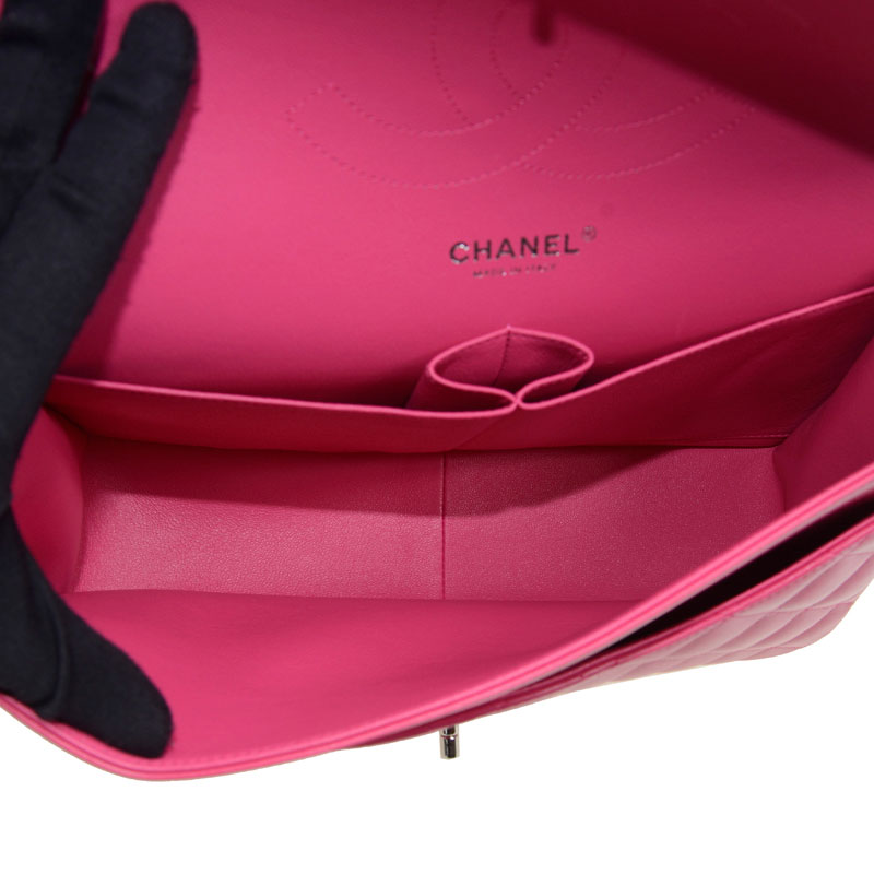 Chanel Classic Flap Bag Fuchsia A58600 Y01480 0B339 - Photo-3