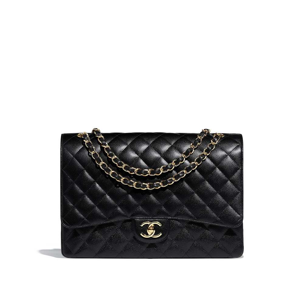 Chanel maxi classic bag grained calfskin A58601 Y01864 C3906