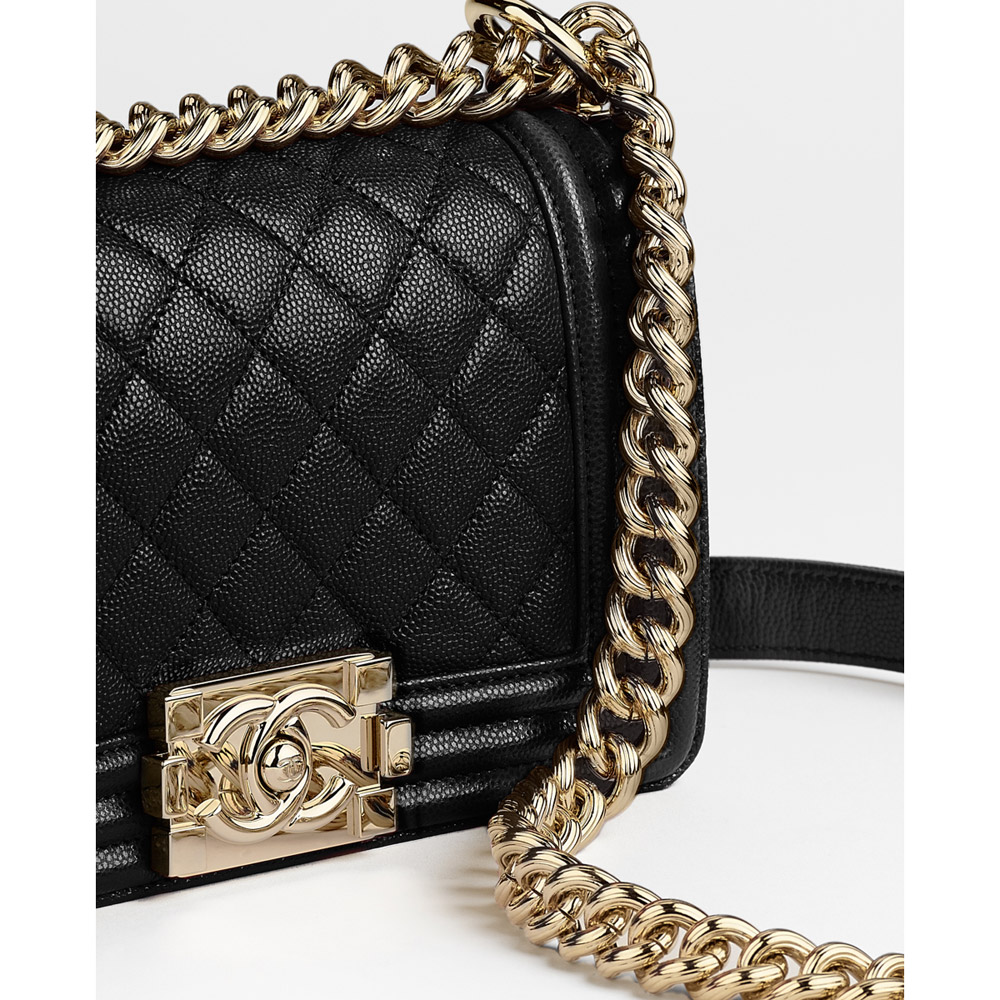 Small BOY Chanel bag black A67085 Y61398 94305 - Photo-2