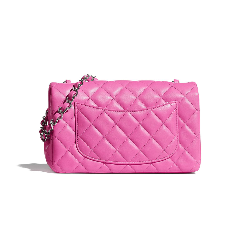 Chanel Lambskin Neon Pink Mini Flap Bag A69900 B05640 NC421 - Photo-2
