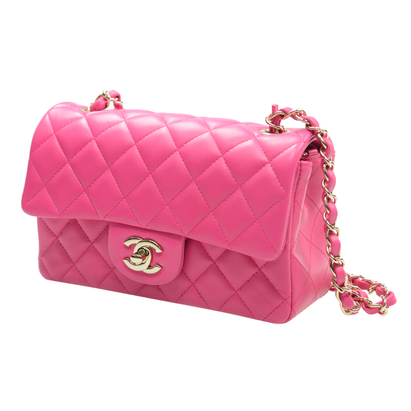 Chanel Mini Flap bag pink lambskin A69900 Y01295 0B339 - Photo-2