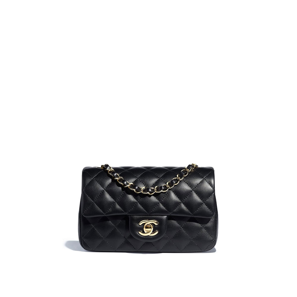 Chanel mini flap bag lambskin A69900 Y04059 94305