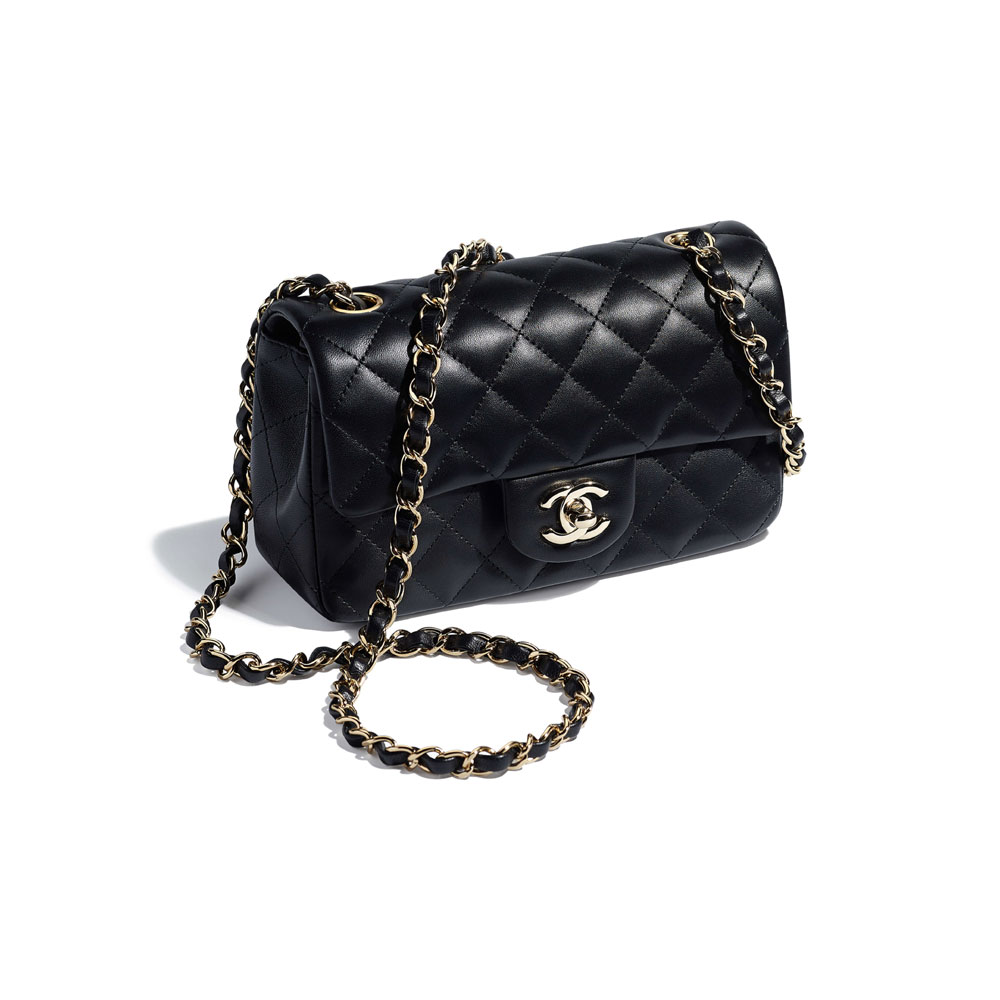 Chanel mini flap bag lambskin A69900 Y04059 94305 - Photo-3