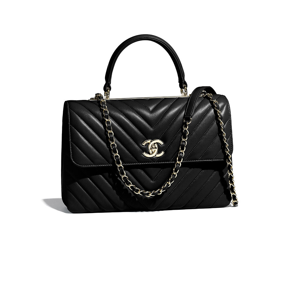 Chanel Flap bag with top handle A69923 Y83366 94305 - Photo-3