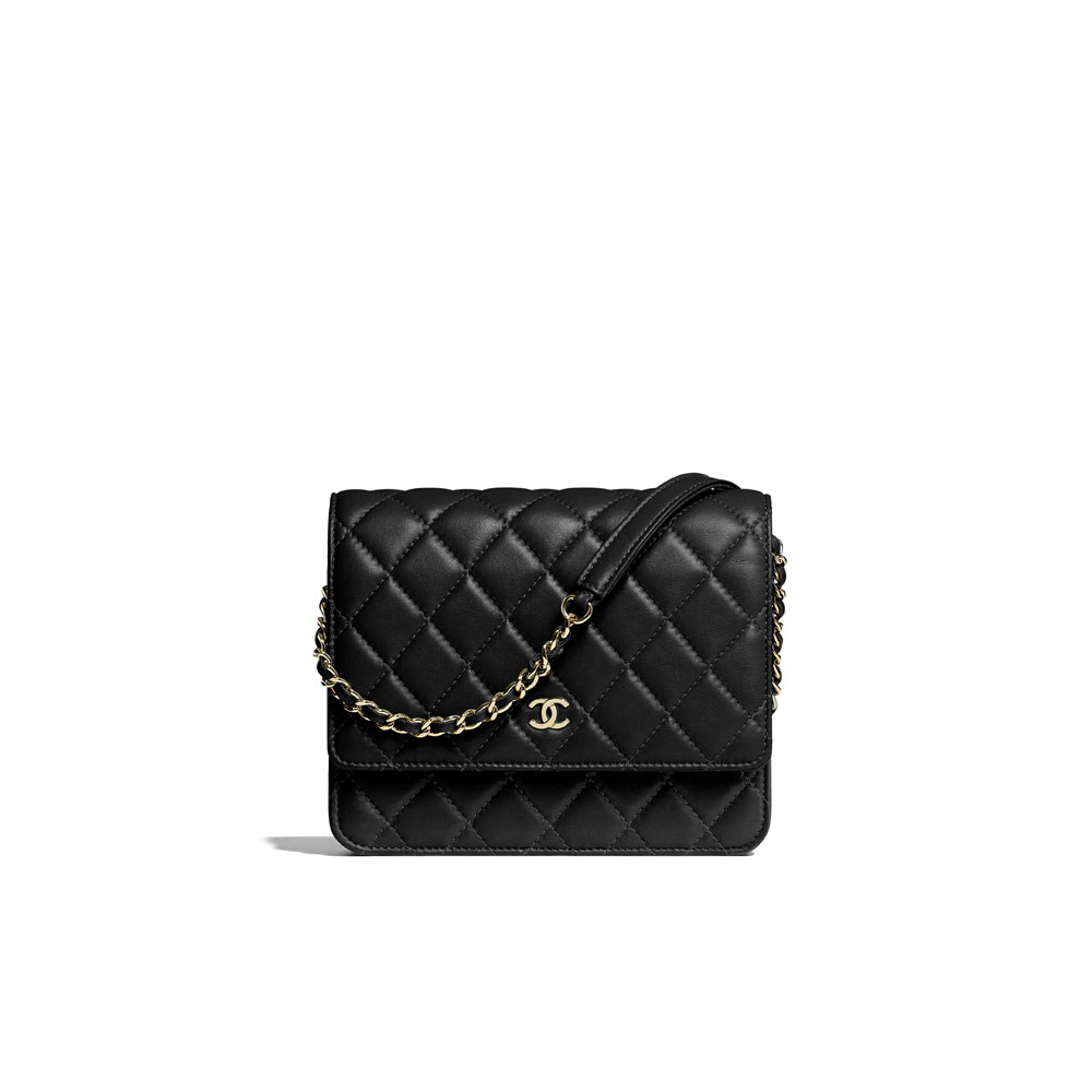 Chanel Classic wallet on chain A84310 Y04059 C3906