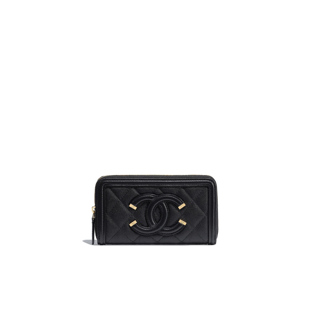 Chanel Small zipped wallet A84446 Y83371 94305