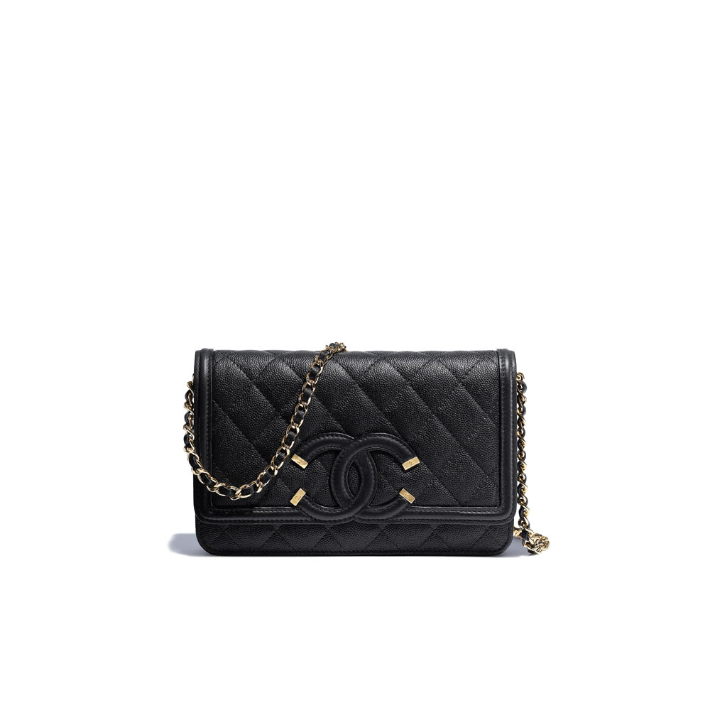 Chanel Wallet on chain A84451 Y83371 94305