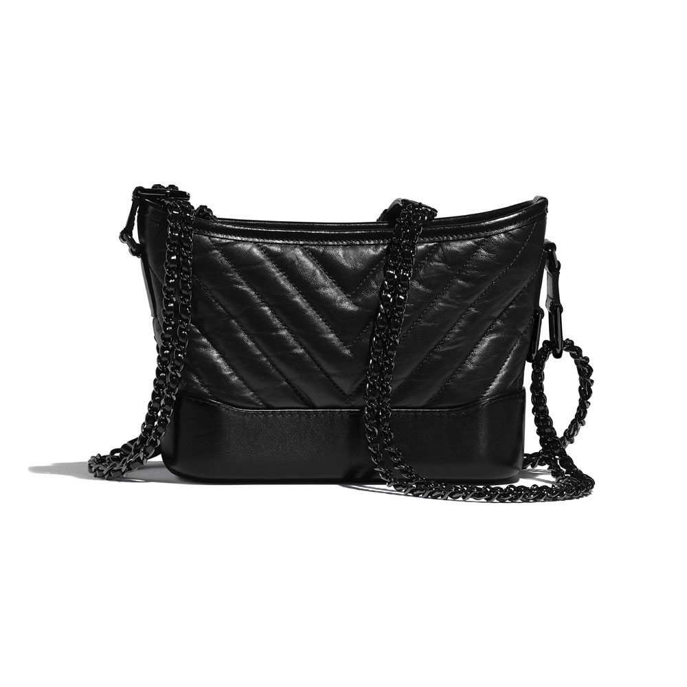 Black Chanels Gabrielle Small Hobo Bag A91810 B01209 94305 - Photo-2