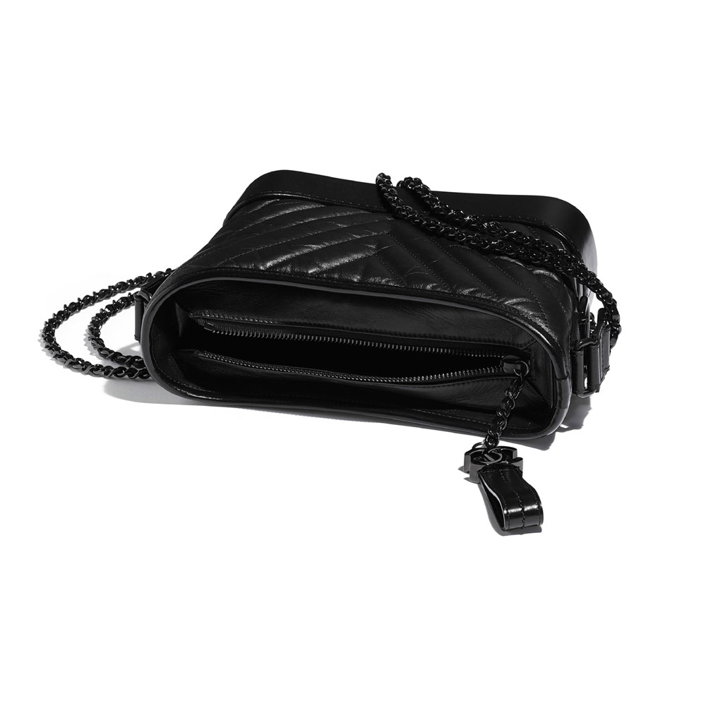 Black Chanels Gabrielle Small Hobo Bag A91810 B01209 94305 - Photo-3