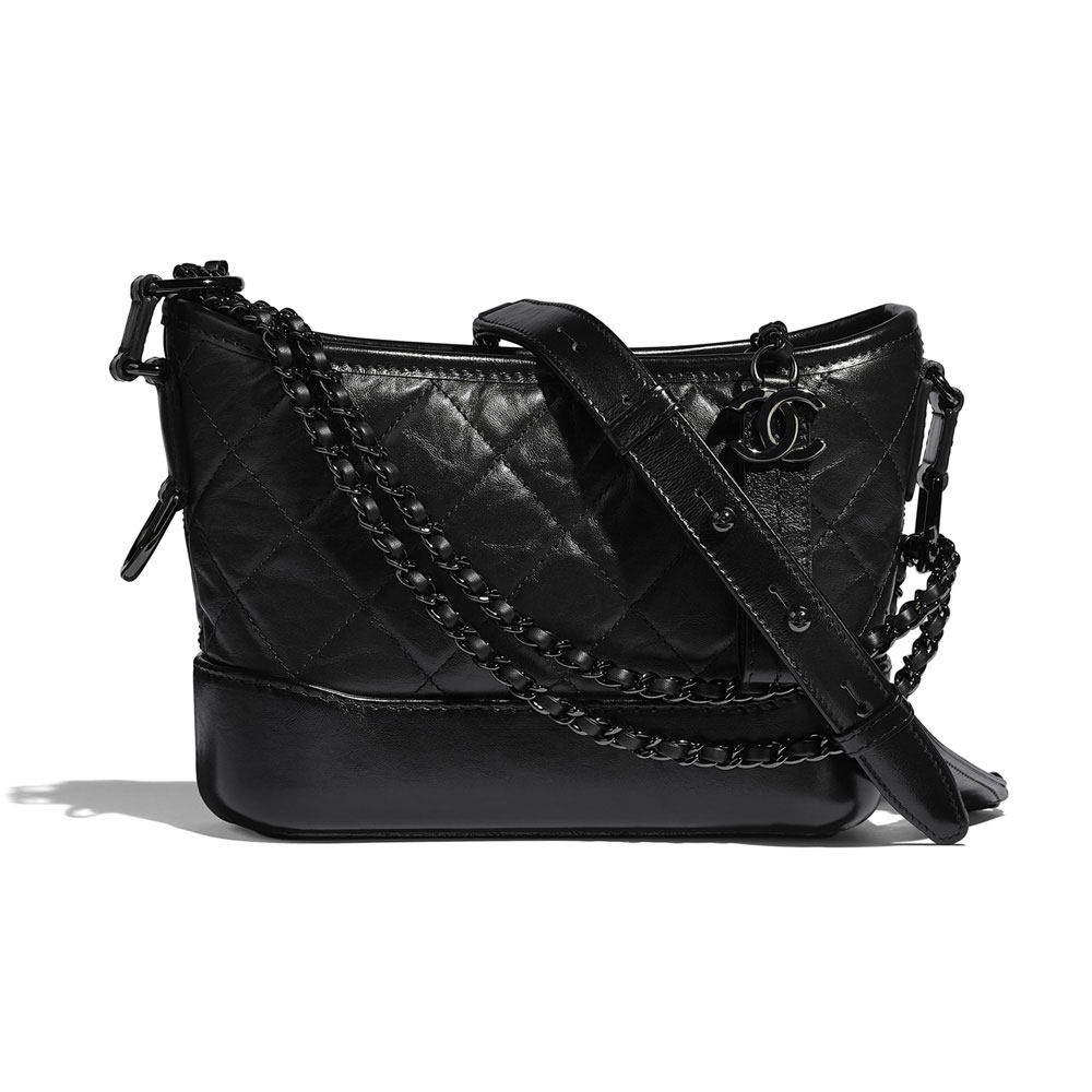 Chanel Black ChanelS Gabrielle Small Hobo Bag A91810 B01935 94305