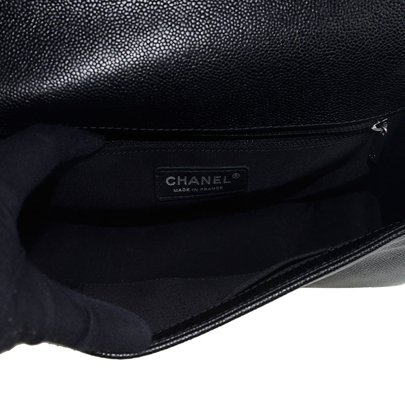 Boy Chanel Quilted flap Caviar bag A92193 Y61169 94305 - Photo-3