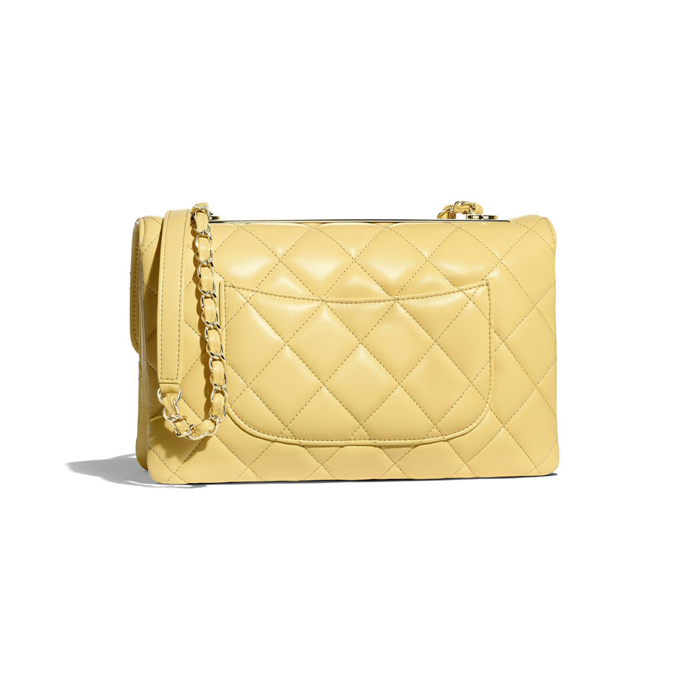 Chanel Yellow Flap Bag A92235 Y60767 N0895 - Photo-2