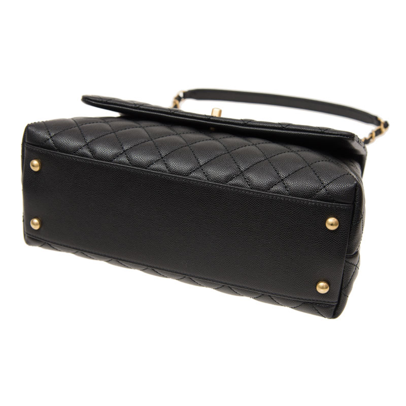 Chanel Coco Handle Flap bag black A92991 Y61556 94305 - Photo-2