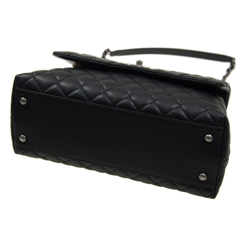 Chanel Coco Handle Flap bag black A92991 Y61557 94305 - Photo-2