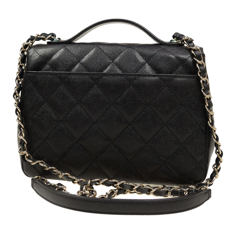 Chanel Flap bag with top handle Black A93607 Y61003 94305 - Photo-3
