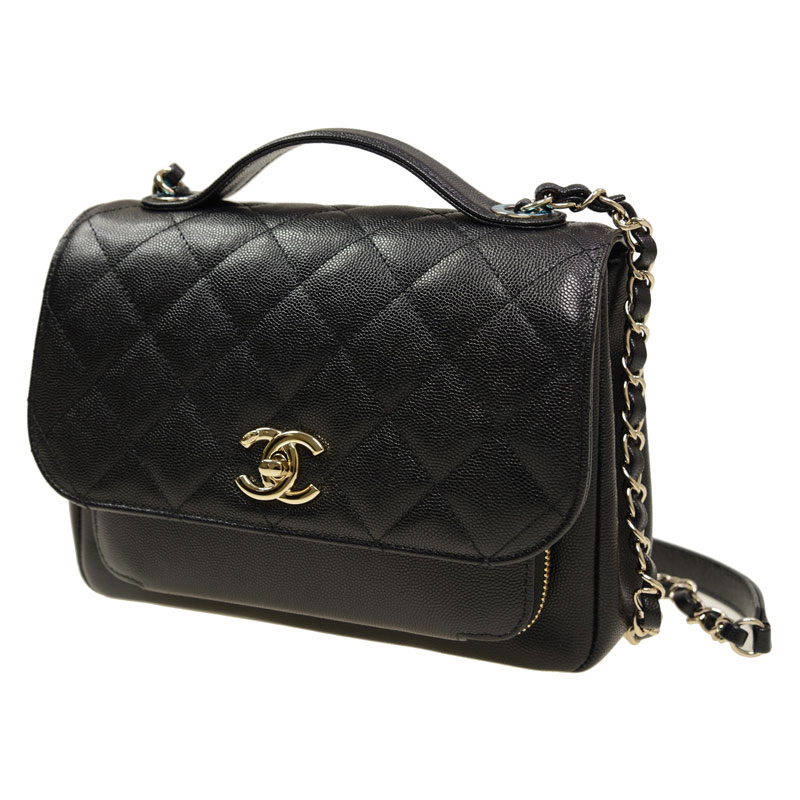 Chanel Flap bag with top handle Black A93607 Y61003 94305 - Photo-4