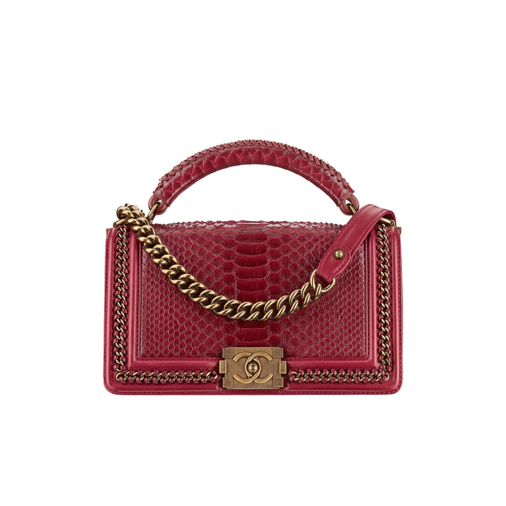 boy chanel handbag with handle A94804 Y33042 0B436
