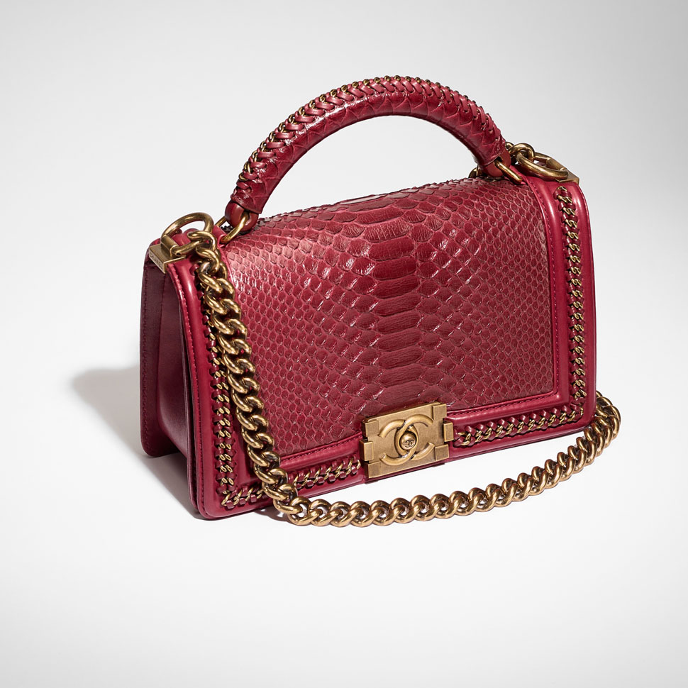 boy chanel handbag with handle A94804 Y33042 0B436 - Photo-2