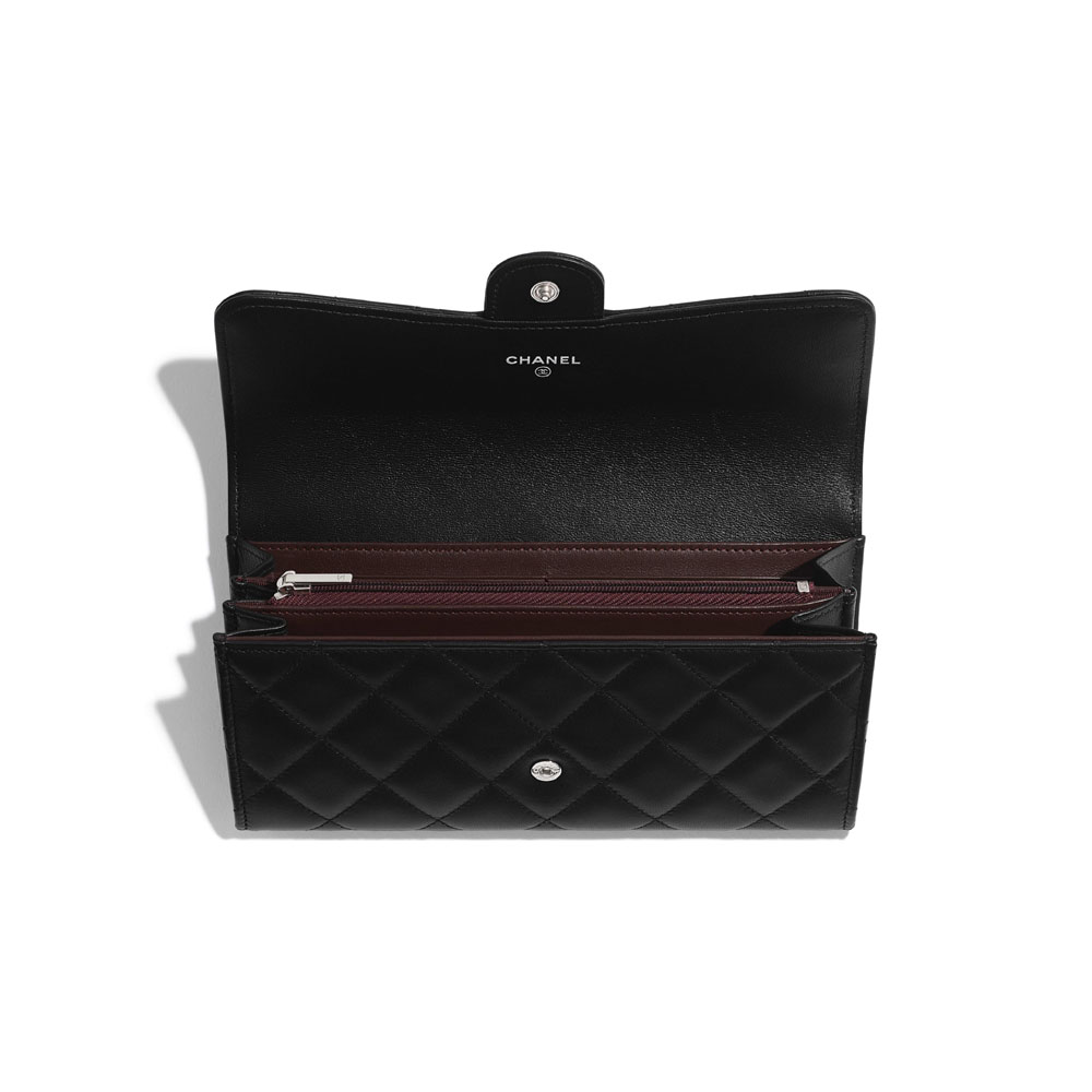 Chanel Lambskin Classic Long Flap Wallet AP0241 Y01480 C3906 - Photo-3