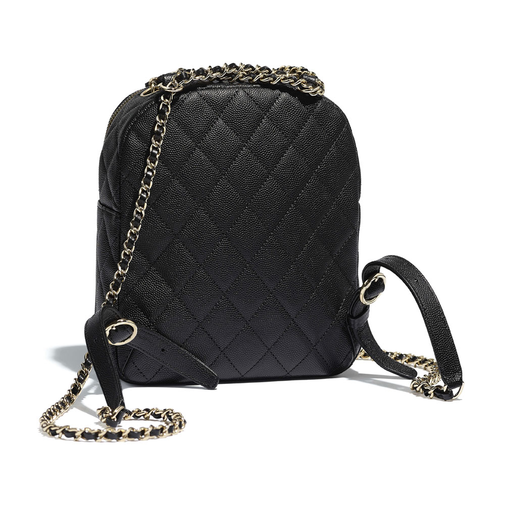 Chanel backpack grained calfskin AS0004 Y84078 94305 - Photo-2