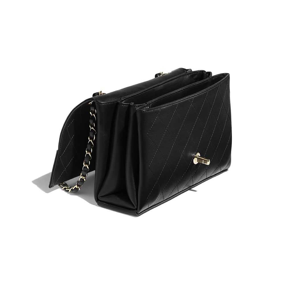 Chanel Black Flap Bag AS0560 B00445 94305 - Photo-3