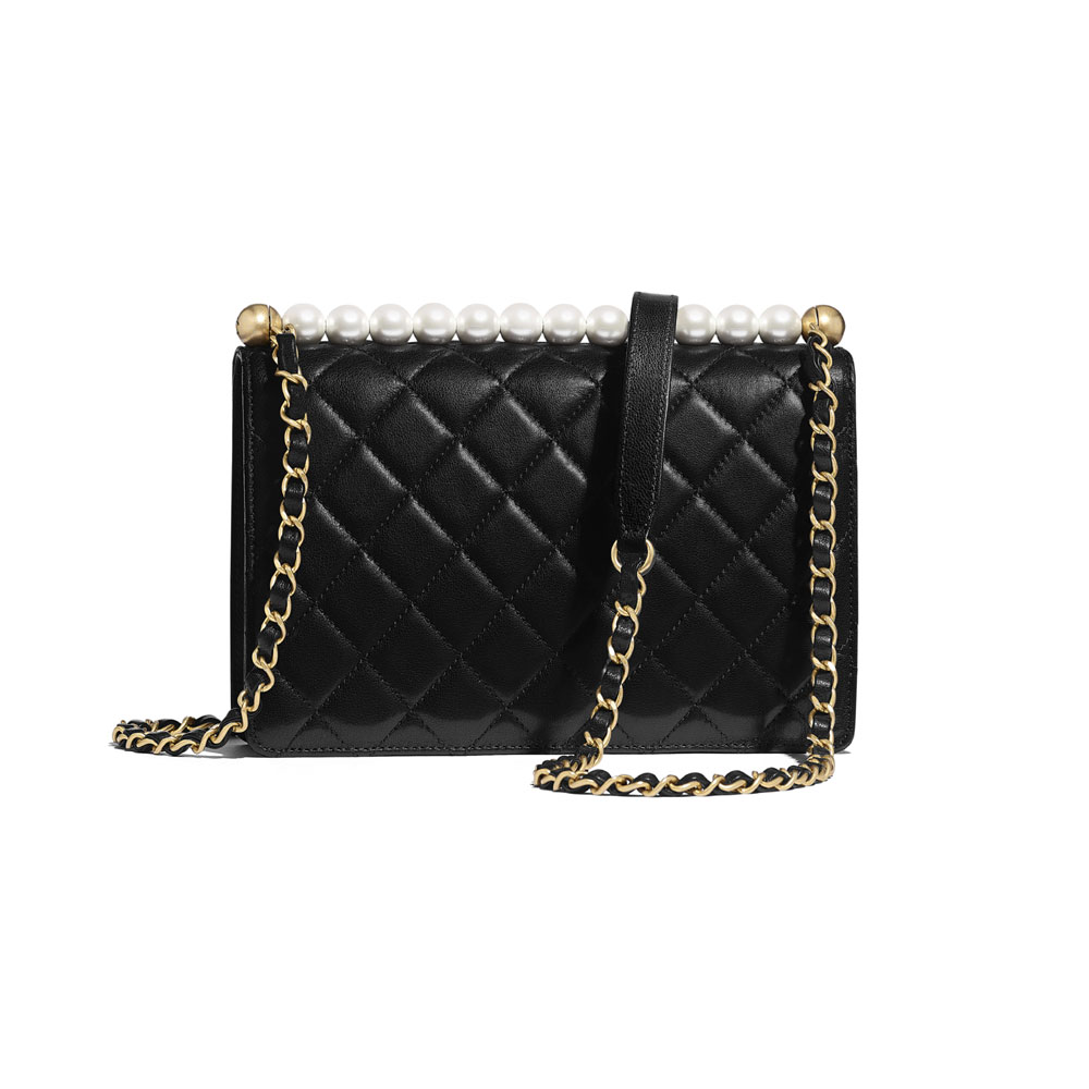 Chanel Black Flap Bag AS0585 B00374 94305 - Photo-2