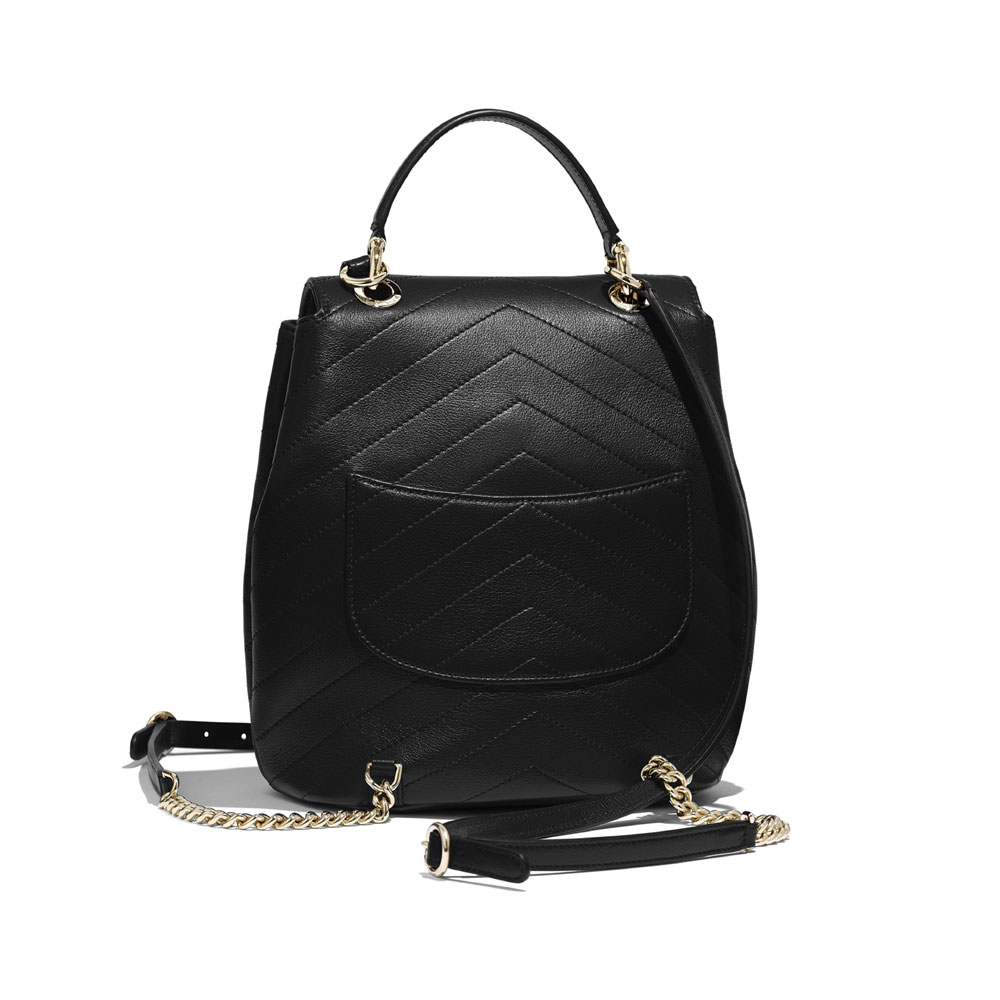 Chanel Black Backpack AS0640 Y83381 94305 - Photo-2