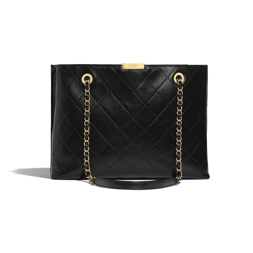 Chanel Black Large Shopping Bag AS0930 B01196 94305 - Photo-2