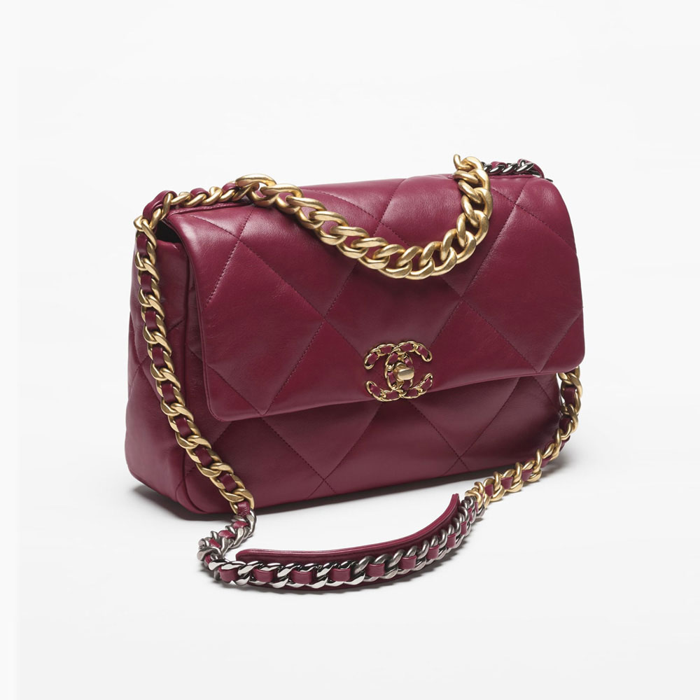 Chanel 19 large handbag AS1161 B04852 NR648 - Photo-2