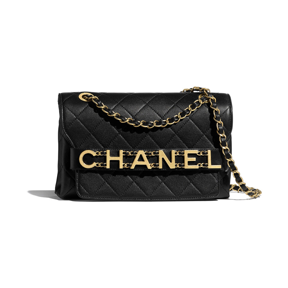 Chanel Calfskin Gold Tone Flap Bag AS1491 B02372 94305