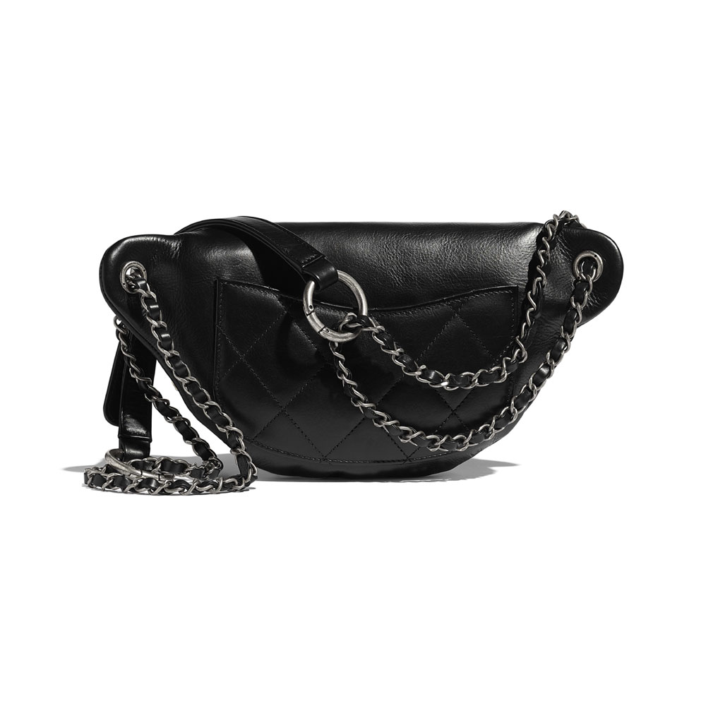 Chanel Calfskin Black Waist Bag AS1783 B02905 94305 - Photo-2