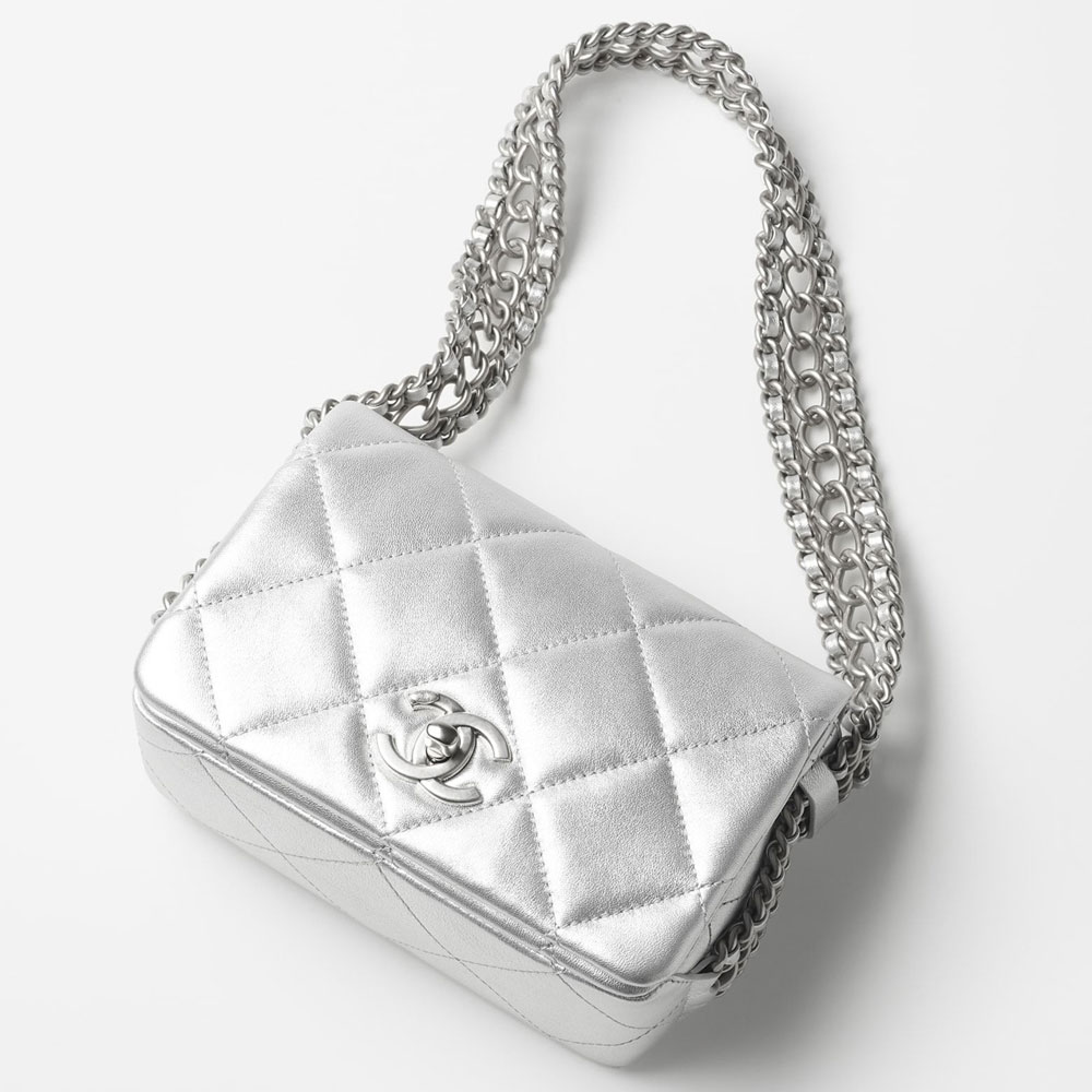 Chanel Mini Flap Bag AS3139 B07647 NG863 - Photo-3