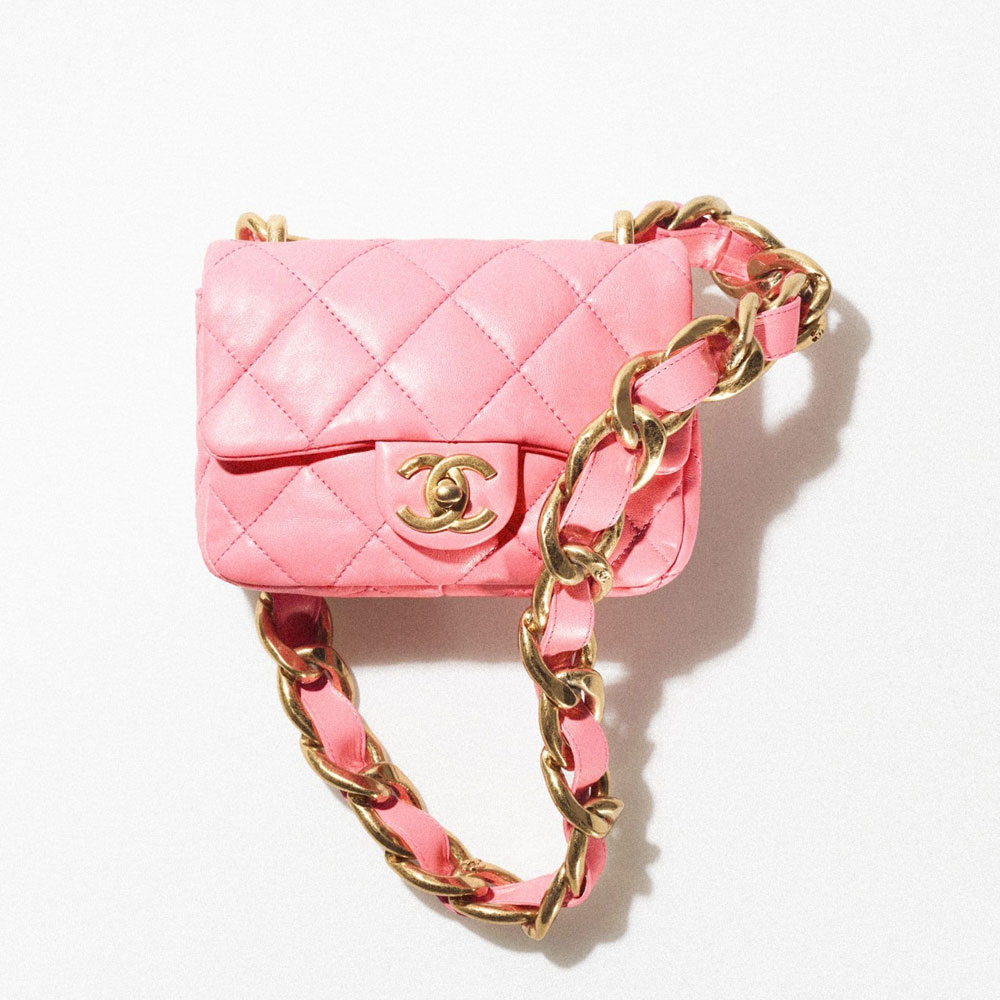 Chanel Mini Flap Bag AS3213 B08003 NH621 - Photo-4