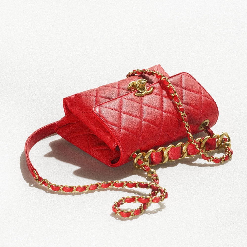 Chanel Mini Flap Bag AS3226 B08008 NH625 - Photo-3