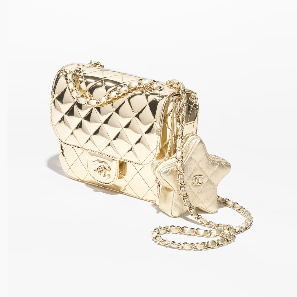 Chanel Mini flap bag star coin purse AS4647 B14873 NT671 - Photo-2