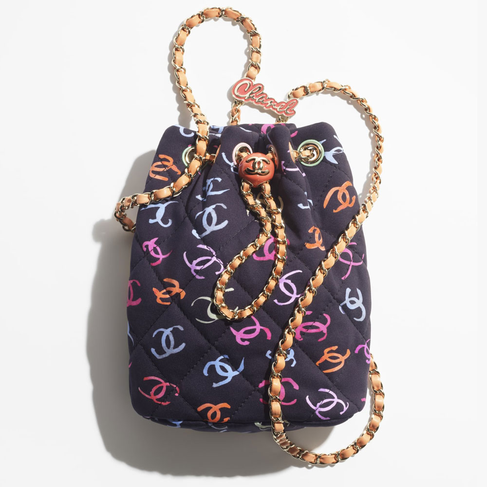 Chanel Backpack Printed fabric AS4810 B16234 NX049