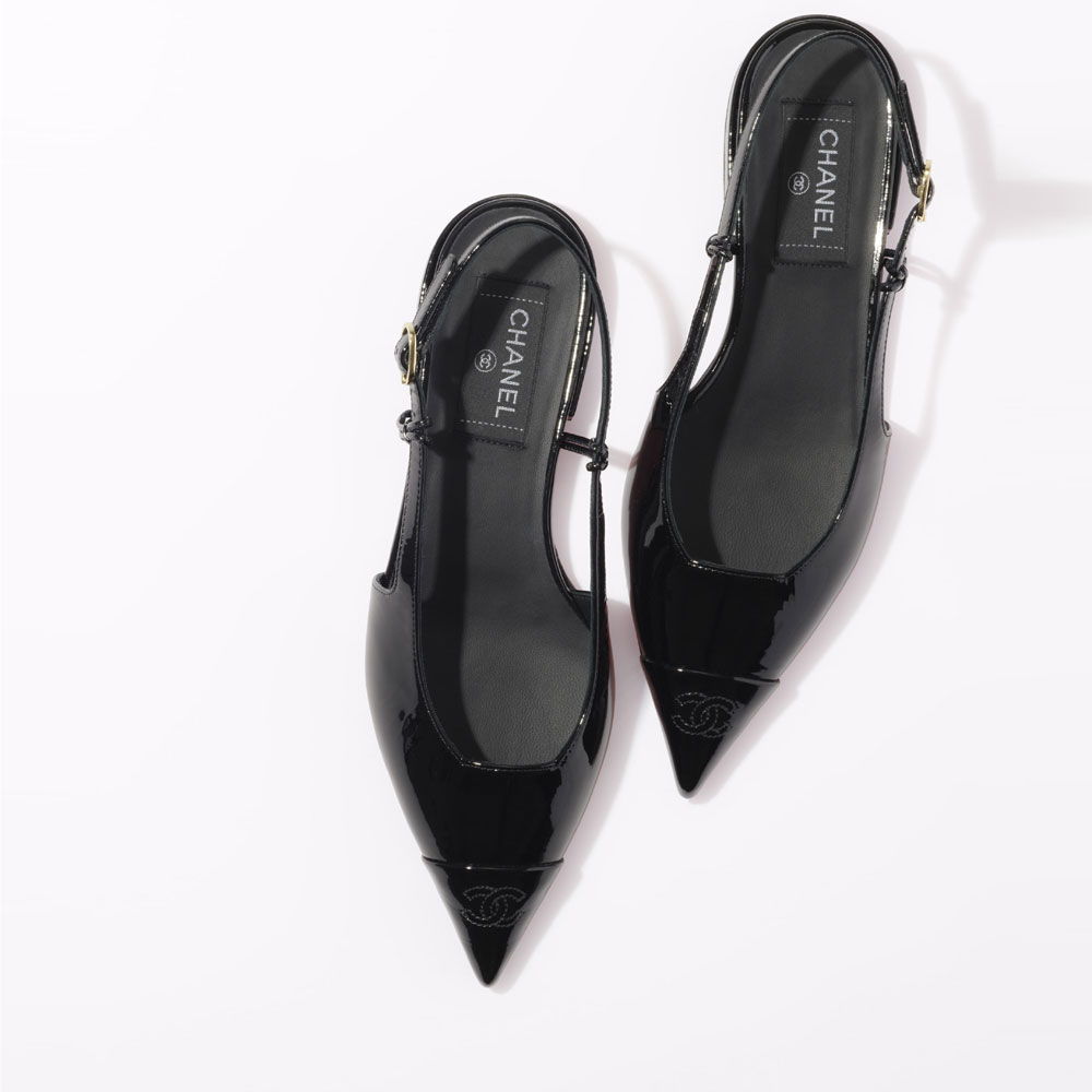 Chanel Patent calfskin Open Shoes G38731 X56353 94305 - Photo-2